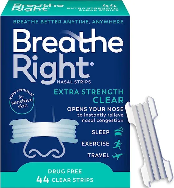 Breathe Right Extra Clear Nasal Strips