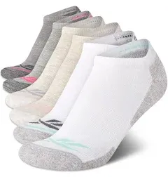 Reebok Women's Athletic Socks - Performance Cushioned Low Cut Socks (6 Pack)