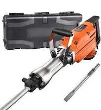 VEVOR Demolition Jack Hammer Concrete Breaker 2200W Electric Hammer 2 Chisel Bits