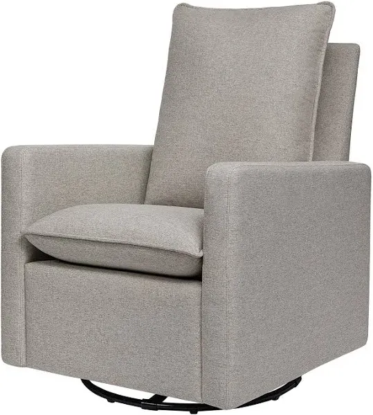 Babyletto Cali Pillowback Swivel Glider in Performance Cream Eco-Weave