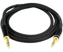 Monoprice 6ft Premier Series 1/4in TRS male to male Cable, 16AWG (Gold Plated)