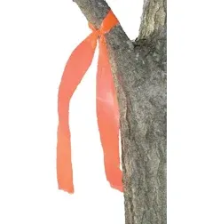 HME 150' Trail Marking Ribbon - Environmentally Safe Fluorescent Orange Rugged Weather-Resistant Hunting Tape