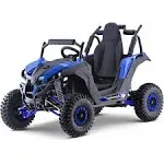 MotoTec Raider Kids UTV 48V 1200W Full Suspension - Blue