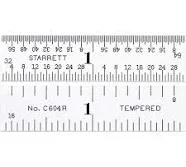 Starrett C604r-2 Rule 2In