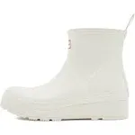 Hunter Boots | Women's Play Starcloud Glitter Short Rain Boots 8 Shaded White