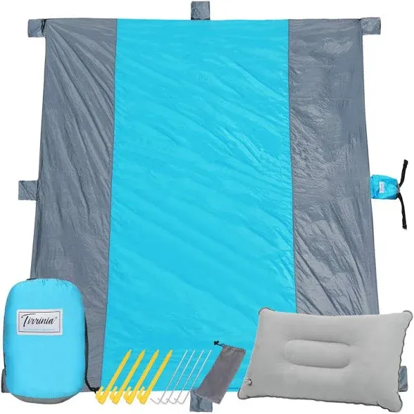 Tirrinia Waterproof Picnic Blanket - Sandfree Beach Traveling Blanket, Portable