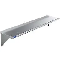 Amgood 12 in. x 60 in. Stainless Steel Wall Shelf Kitchen