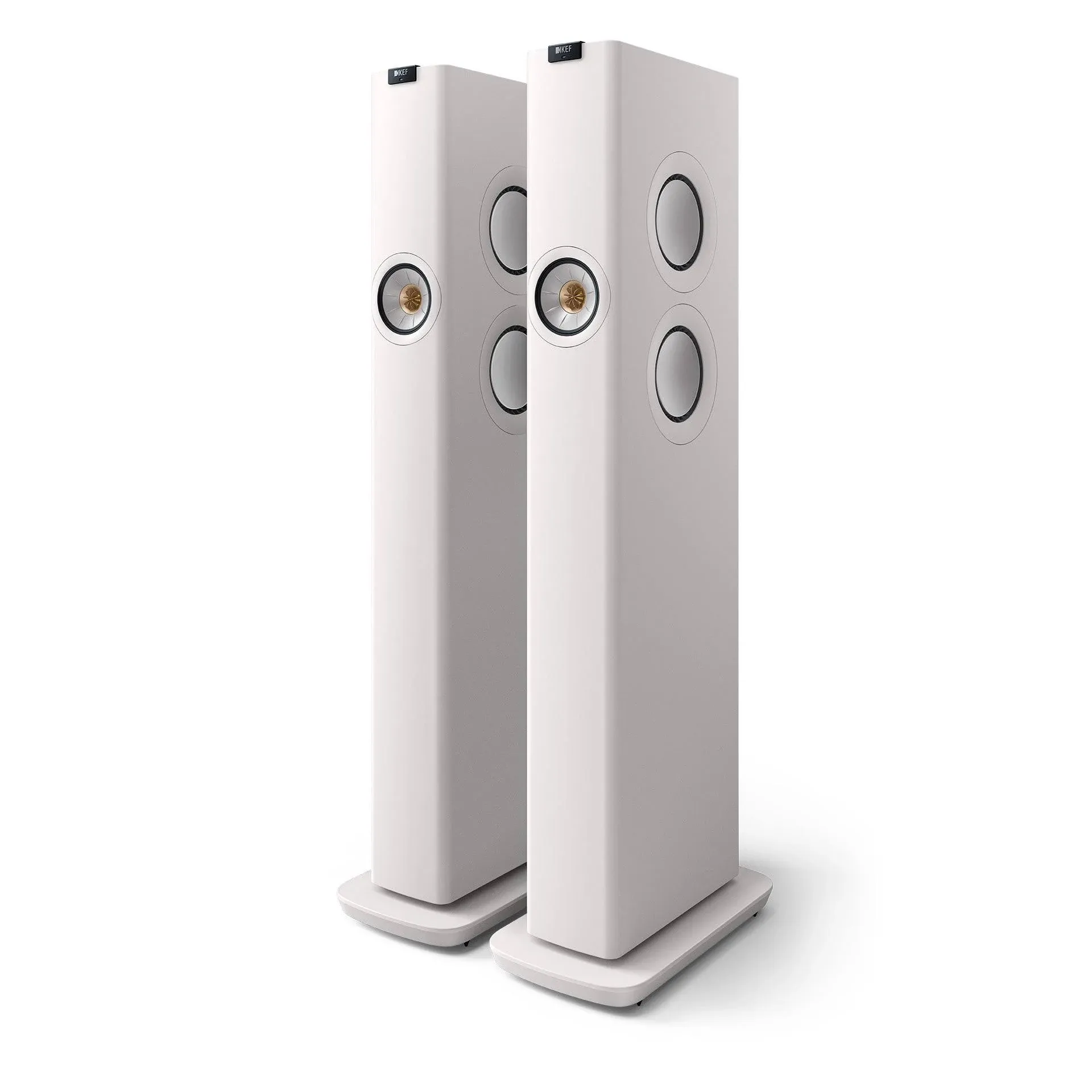 KEF LS60 Wireless Floorstanding Speakers Pair - Titanium Grey - OB