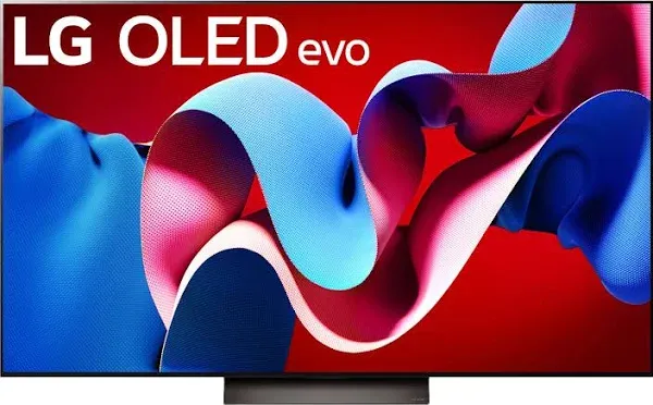 LG 42-Inch Class OLED evo C4 Series Smart TV 4K Processor Flat Screen with Magic Remote AI-Powered with Alexa Built-in (OLED42C4PUA, 2024), 3.1.1 ch. Sound Bar with Dolby Atmos