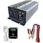 Gowise Power Ps1001 600W Pure Sine Wave Inverter 12V Dc To 115V Ac With 2 Ac