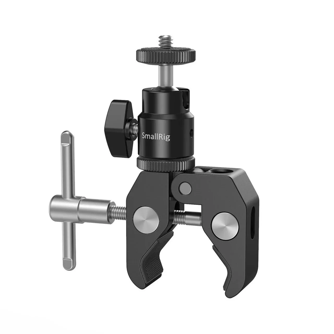 SMALLRIG Super Clamp Mount with Ball Head Mount Hot Shoe Adapter and Cool Cla...