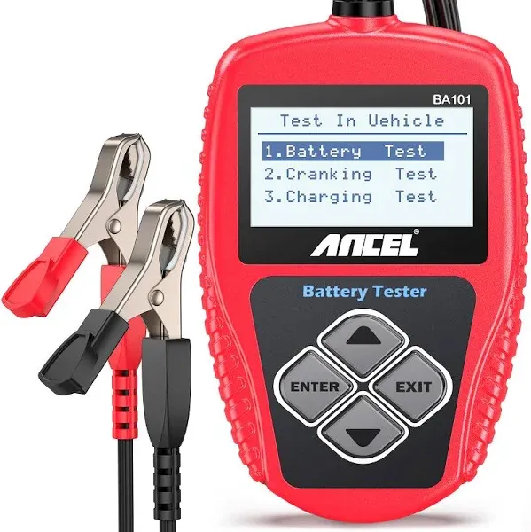 Ancel BA101 Car Battery Tester Charger Tools