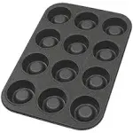 Zenker 12 Count Nonstick Carbon Steel Shortcake Pan