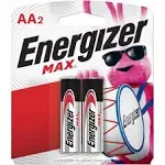 Energizer Max Alkaline Batteries, AAA - 2 batteries