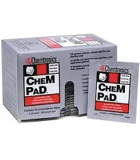 NEW Qty 25 Chemtronics Chem Pad Chempad Presaturated Wipes CP400