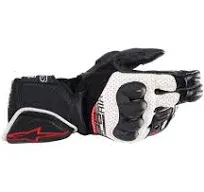 Alpinestars SP-8 V3 Gloves Black White Fluo Red - XL