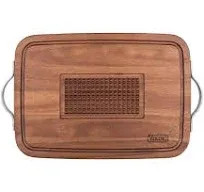 Viking Acacia Carving Board with Juice Well