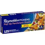 Reynolds Kitchens Parchment Sheets, Pop-Up, Pre-Cut - 125 sheets