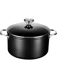 Le Creuset ® Toughened Non-Stick PRO 6.3-Qt. Stockpot with Glass Lid