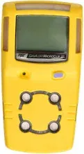 BW Technologies MCXL-XWH0-Y-NA GasAlertMicroClip XL 3 Gas Detector, H2S, LEL and O2, Yellow