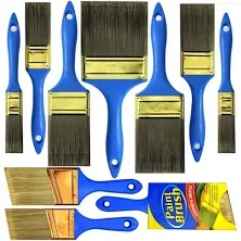 Dracelo Flat Paint Brush Set 10 Pack