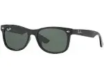 Ray-Ban Junior 47mm Wayfarer Sunglasses in Black/Green Solid at Nordstrom