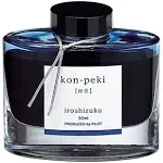 Pilot INK-50-KO Iroshizuku Fountain Pen Ink Deep Blue (kon-peki) 50ml Bottle