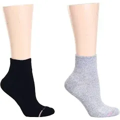 Quarter Compression Socks for Women | Dr. Motion | Solid White