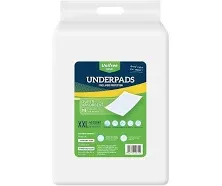 Unifree Disposable Underpads, Bed Pads, Incontinence Pad, 40 Count, XXL