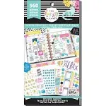 me & my BIG ideas Sticker Value Pack - The Happy Planner Scrapbooking Supplies - 30 Sheets of Stickers - Pastel Tropics Theme - Multi-Color Stickers - Great for Projects & Albums - 560 Stickers Total