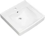 American Standard 9134001EC.020 Decorum Vitreous China Wall-Hung Vessel Sink with Single Faucet Hole, White