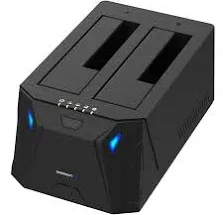 Sabrent USB 3.0 to SATA I/II/III Dual Bay External Hard Drive Docking Station