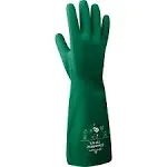 Showa Chemical Resistant Gloves, Nitrile, XL, PR Green 717-10