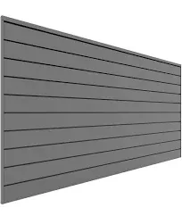 Proslat 8 ft. x 4 ft. PVC Slatwall