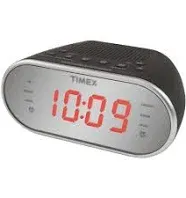 Timex AM/FM Dual Alarm Clock Radio with 1.2-Inch Display and