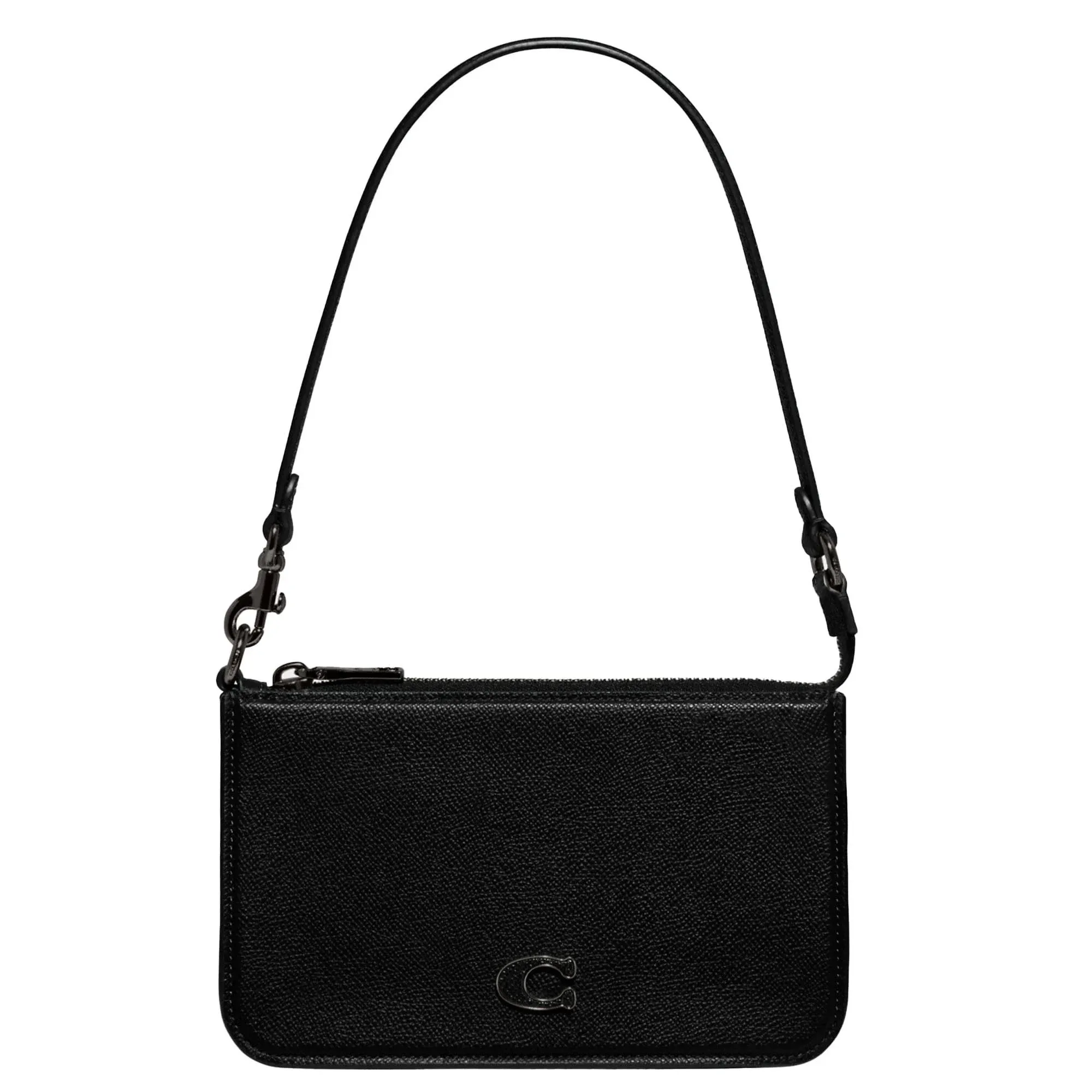 Pouch Bag - Coach - Leather - Black