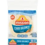 Mission Carb Balance Fajita Flour Tortilla Wraps (8 oz)