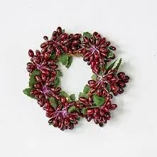 Seed Candle Ring Burgundy, 1.5" - Transitional - Holiday Decorations - by WORTH IMPORTS | Houzz