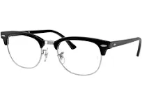 Ray-Ban Eyeglasses Frames RB5154 2001 Clear Transparent Silver Square 49-21-140