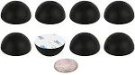 1.25" Platinum Silicone Hemisphere Bumper, Non-Skid Isolation Feet with Adhesive - 20 Duro - 8 Pack