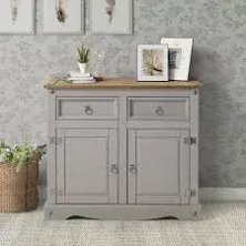 furniture dash Wood Buffet Sideboard Corona Gray