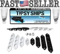 Tipsy Ships Set V2 - The Ultimate Battle Beer Pong Party Game - NEW IN BOX!