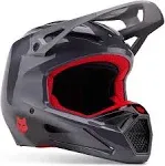 FOX V1 Interfere Helmet GRAY/RED  32044-037-