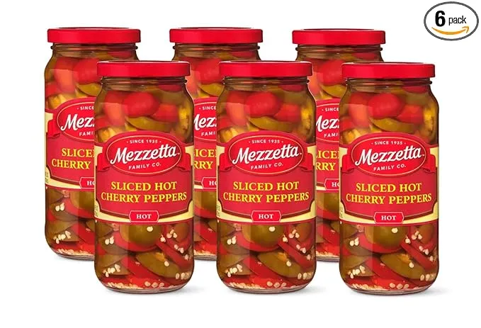 Mezzetta Cherry Peppers, Sweet, Mild - 16 fl oz