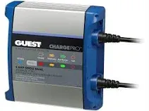 Guest 2707A On-Board Battery Charger 8A / 12V; 2 Bank; 120V Input