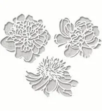 Sizzix Thinlits Dies By Tim Holtz-Cutout Blossoms