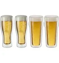 ZWILLING Sorrento Double-Wall Pint & Pilsner Glass Set