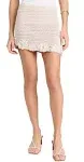 Free People Flora Crochet Mini Skirt