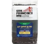 San Francisco Bay Whole Bean Coffee - DECAF Bay Bridge Blend (2lb Bag), Medium Roast, Swiss Water Processed