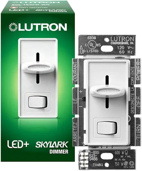 Lutron SCL-153P Skylark 150W Single Pole / 3-Way CFL/LED Dimmer